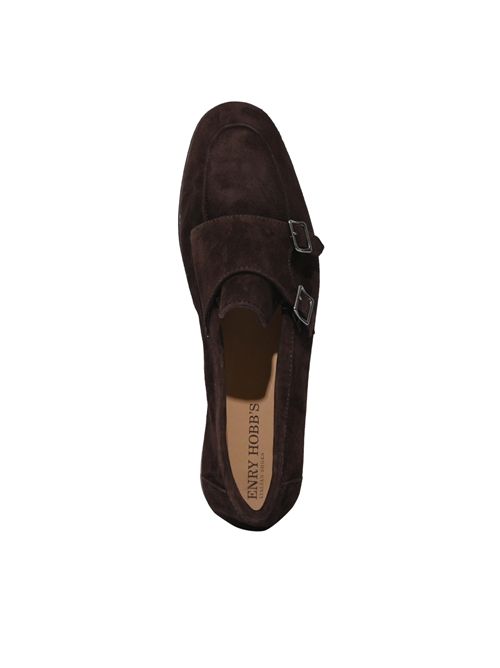 Mocassini Amalfi in suede con doppia fibbia Testa di moro ENRY HOBB'S | 22297-1-V07-AMALFITDM